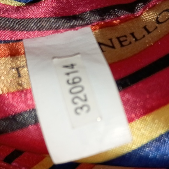 Tignanello Purse Red/Brown Leather Shoulder/hand bag Satchel attached log tag - Picture 4 of 12